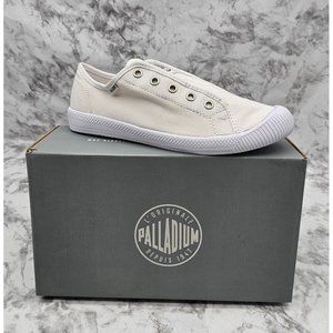 Palladium Flex Slip-On White-Navy Women's Shoes Size 7